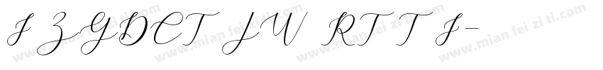FZGDCTJW RTTF字体转换